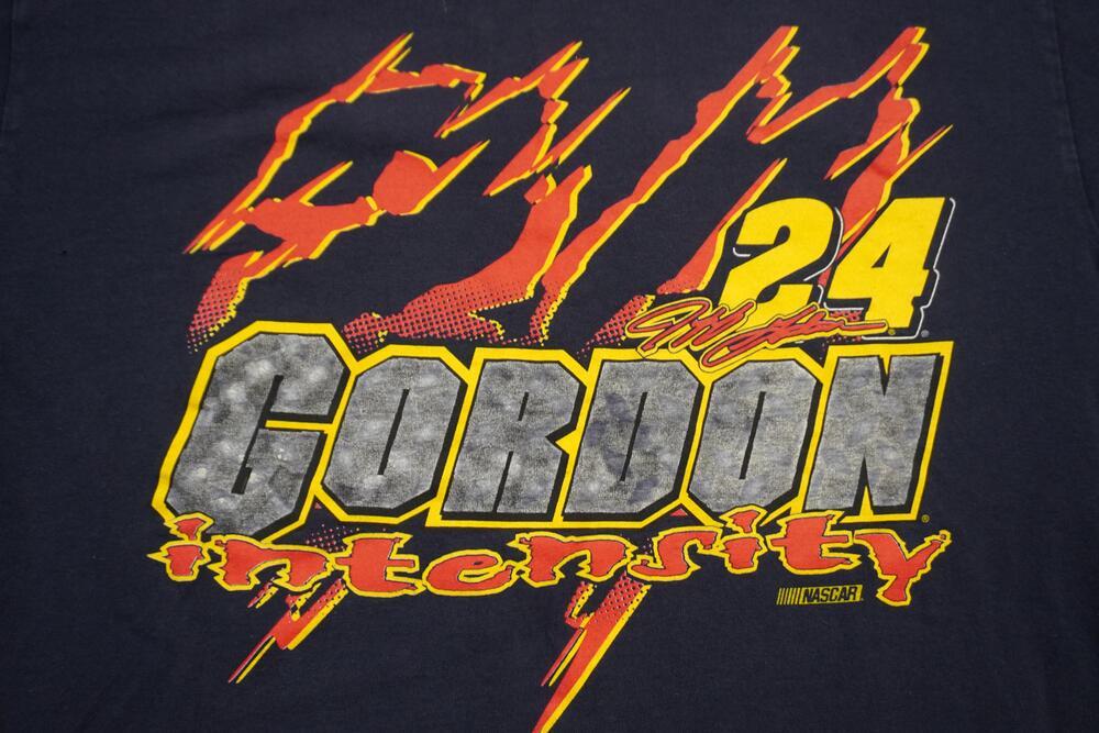 Vintage Chase Authentics Jeff Gordon Shirt Mens Large NASCAR Graphic 1999 Tee